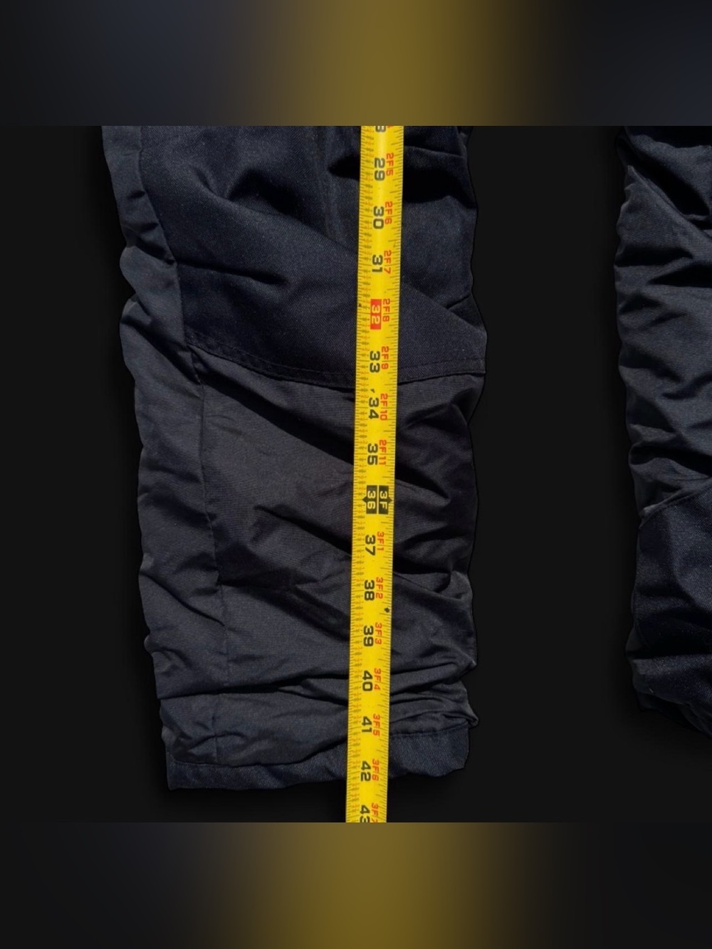 Cat & Jack black Insulated Snow Bibs / Ski Overalls - Size Kids XL used once. - Picture 5 of 5
